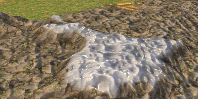 Mountains in the game